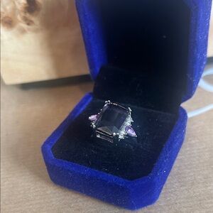 Elegant Purple Gemstone Ring